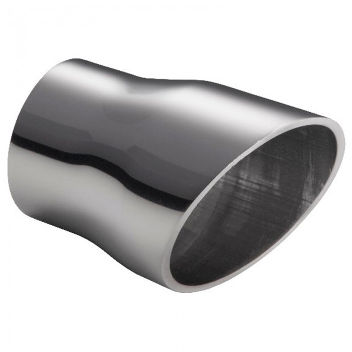 Embout D'échappement Inox Rond - Pour Sortie 48 à 58 Mm