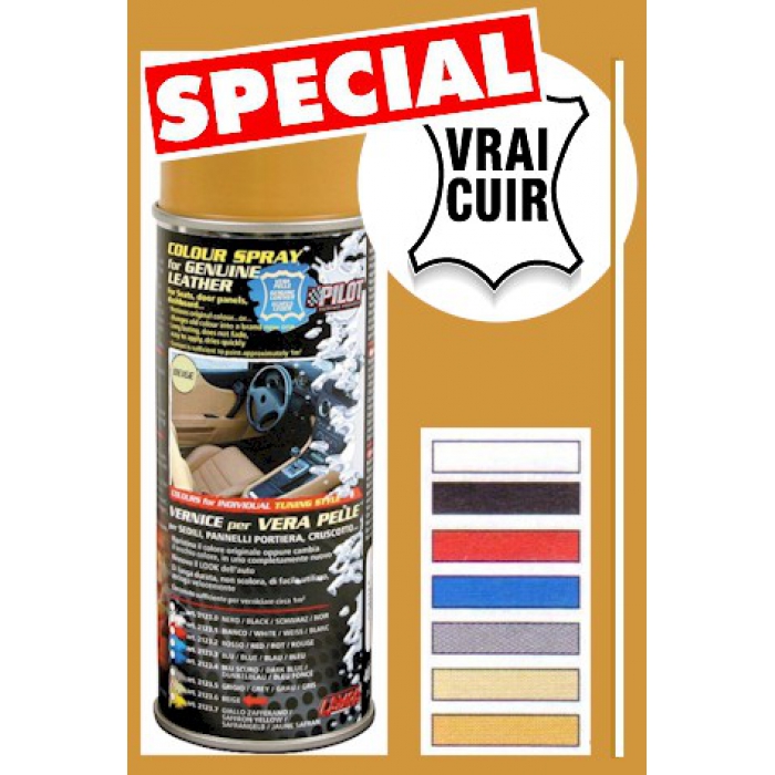 Peinture pour cuir véritable en aérosol