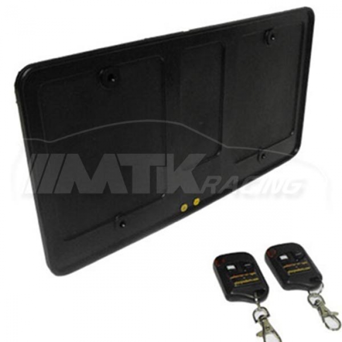 Support plaque retractable