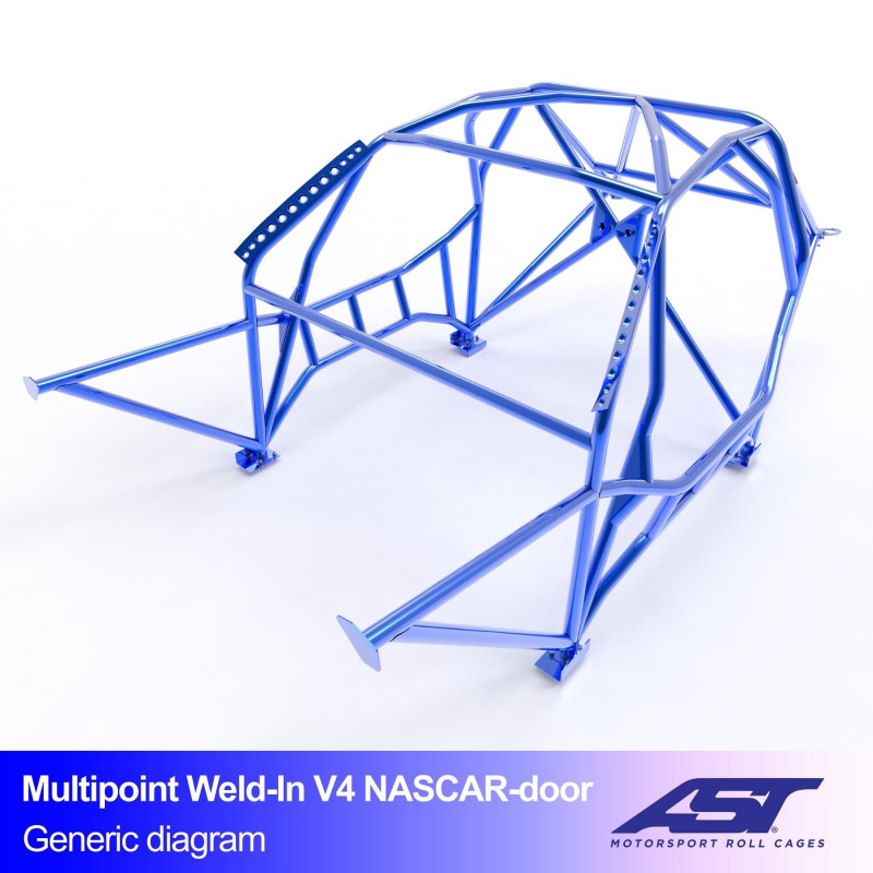 Arceau AST Multipoint Weld-In V4 Nascar Drift  - BMW Serie 3 E36 Coupé
