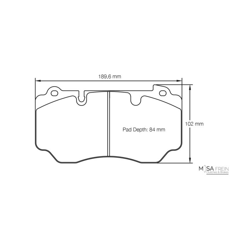 Plaquettes Racing Pagid RSC1 4941