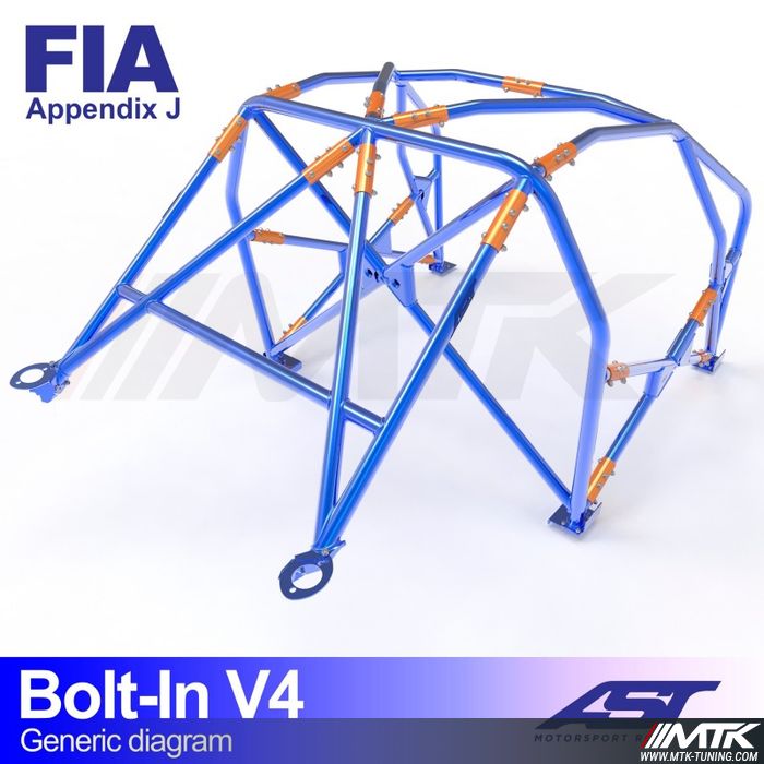 Arceau AST 6Points Boulonné VW Golf (Mk6) 5P FWD