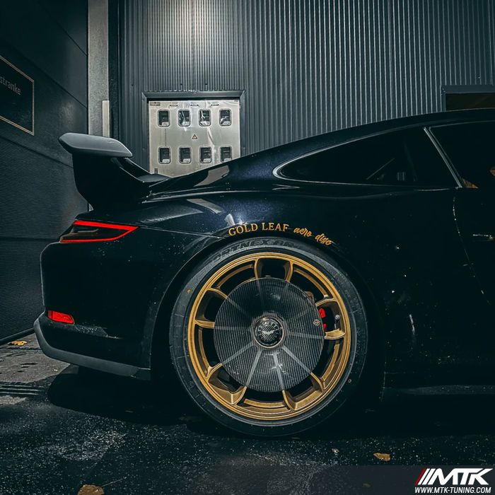 Disques Aéro Carbone GoldLeaf - Porsche GT3 991.2 Jantes Alu