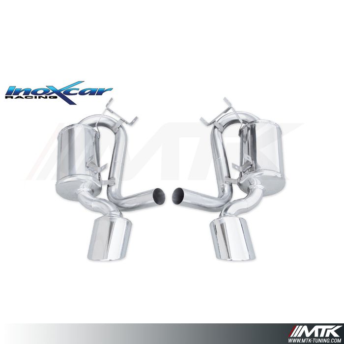 Silencieux Sport Inoxcar Porsche 911 997 serie 997 CARRERA 4S 3.8 OBLIQUE
