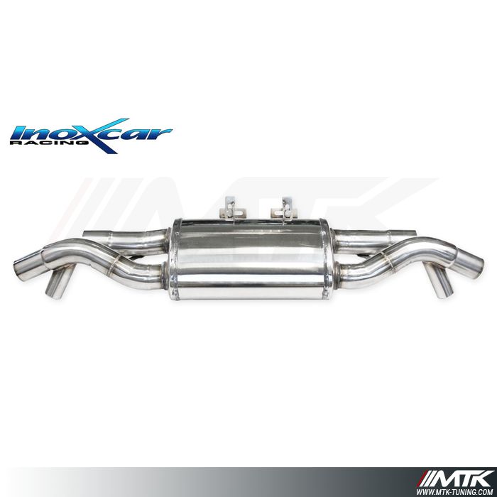 Silencieux Sport Inoxcar Porsche 911 991 Serie 991 Carrera Turbo 3.8 Sorties d'origine