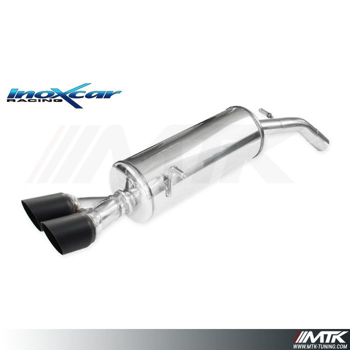 Silencieux Sport Inoxcar Peugeot 208 1.6T 16V GTI RACING BLACK CERAMIC