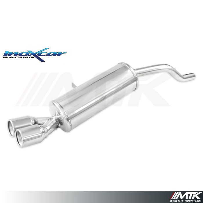 Silencieux Sport Inoxcar Renault Clio 3 1.2T 2X80