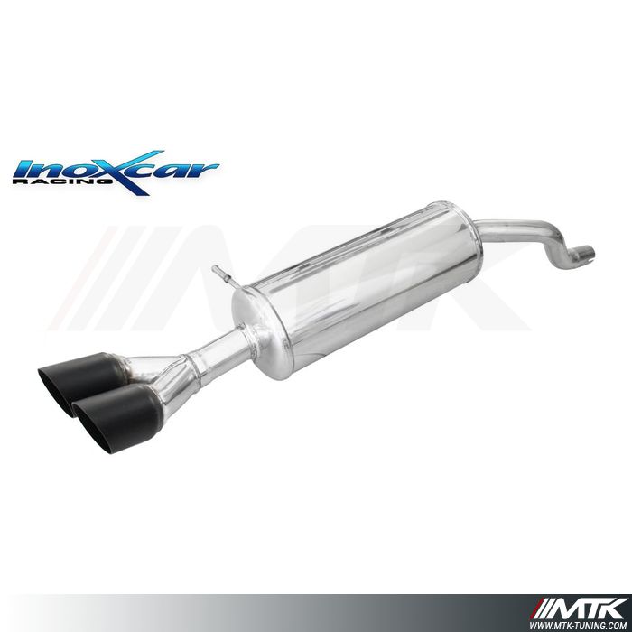 Silencieux Sport Inoxcar Renault Clio 4 1.5 Dci 75cv-90cv RACING BLACK CERAMIC