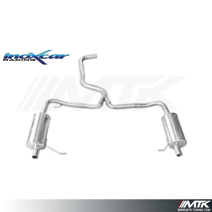 Silencieux Sport Inoxcar D.63,5>50 Skoda Octavia RS 2.0 Sorties d'origine