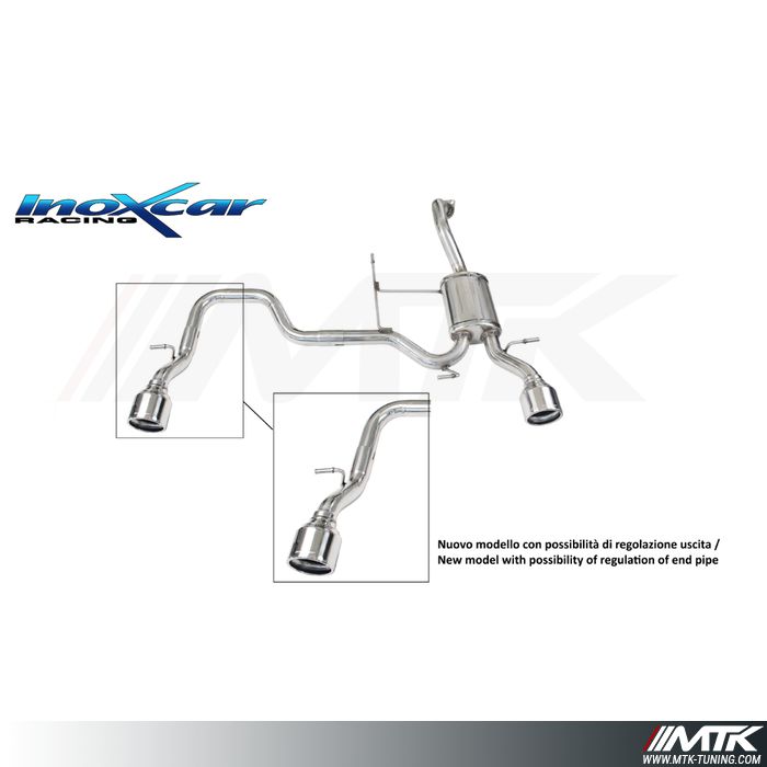 Silencieux Sport Inoxcar Suzuki Swift 1.4 Sport Hybrid 1X102