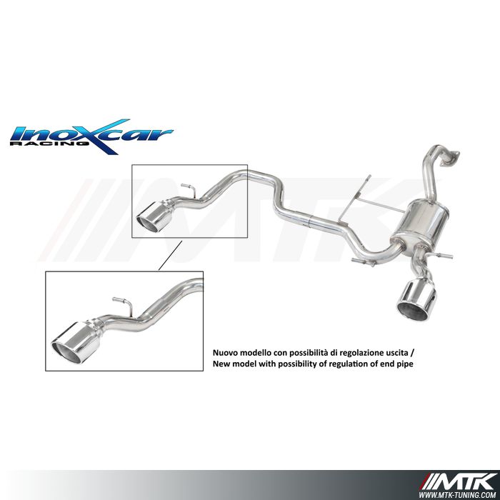 Silencieux Sport Inoxcar Suzuki Swift 1.4 Sport Hybrid X-RACE