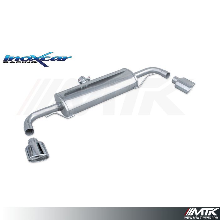 Silencieux Sport Inoxcar Audi TT 8J 3.2 V6 Quattro OBLIQUE