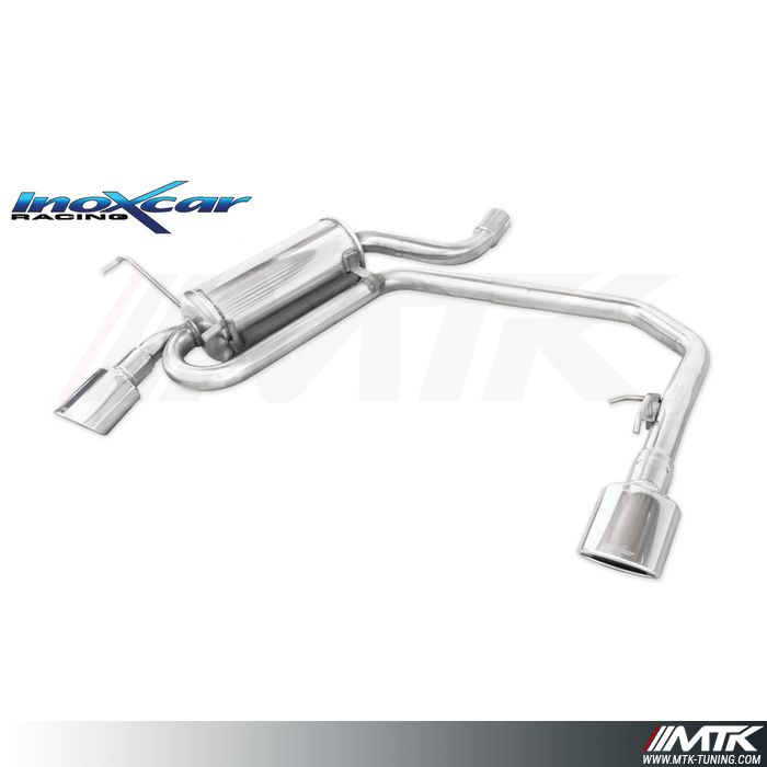 Silencieux Sport Inoxcar Peugeot 406 2.0 COUPÉ 1X120X80