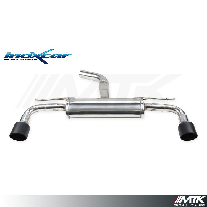 Silencieux Sport Inoxcar Volkswagen Golf 7 GTI Clubsport 2.0 TSI X-RACE BLACK MATT