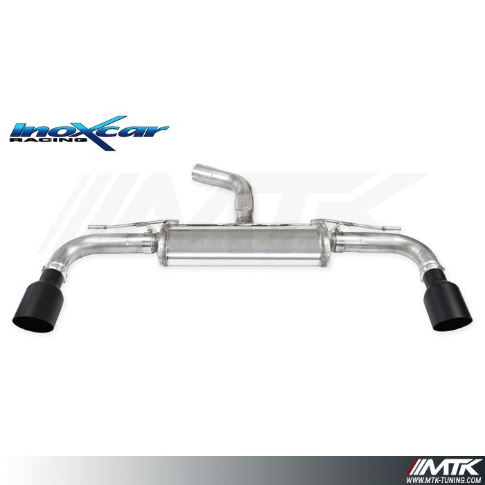 Silencieux Sport Inoxcar Volkswagen Golf 8 2.0 GTI BLACK CERAMIC