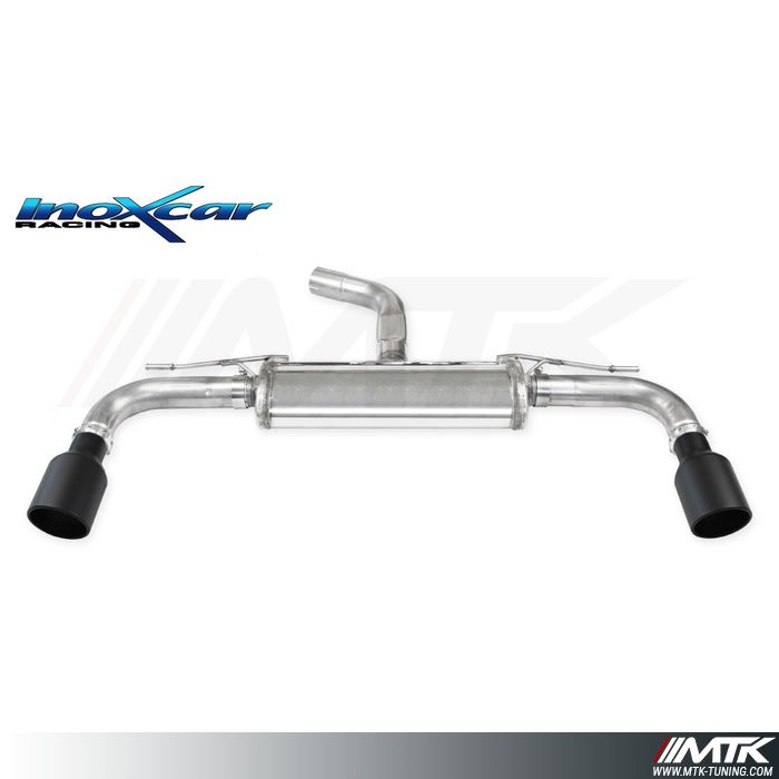 Silencieux Sport Inoxcar Volkswagen Golf 8 2.0 GTI X-RACE BLACK MATT