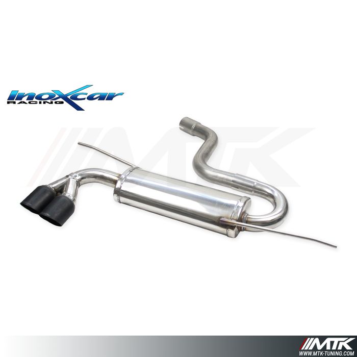 Silencieux Sport Inoxcar Volkswagen Scirocco 2.0 TDi 140cv RACING BLACK CERAMIC