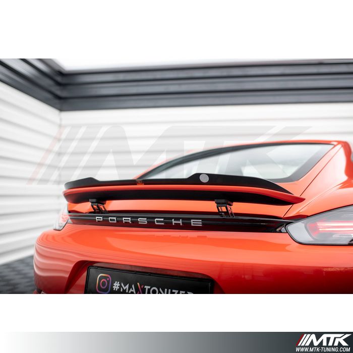 Rajout de becquet Maxton Porsche Cayman 982c