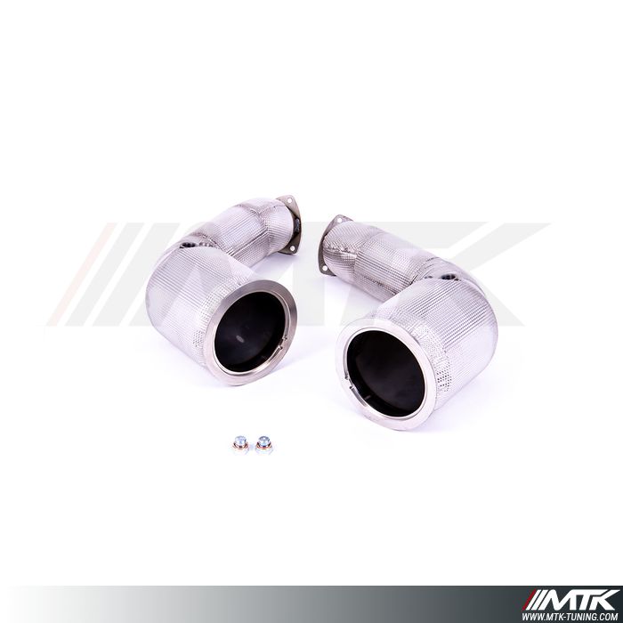 Downpipe decata Milltek Audi RSQ8 4.0 V8 Bi-Turbo