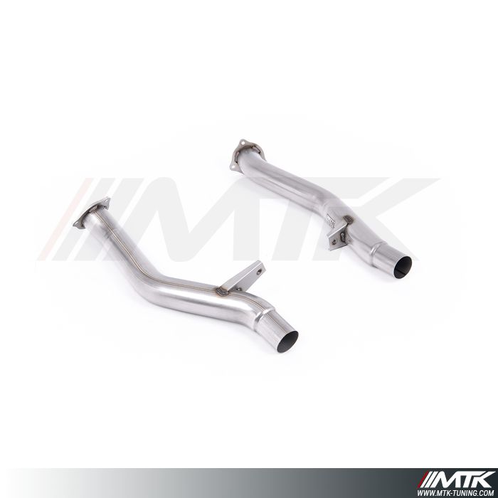 Suppression Cata Secondaires Milltek Porsche Cayenne 958 S 4.8 V8