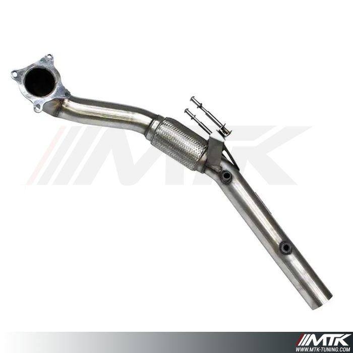 Downpipe decata Milltek VW Polo AW GTI 2.0TSI - Resonated - Ligne Milltek