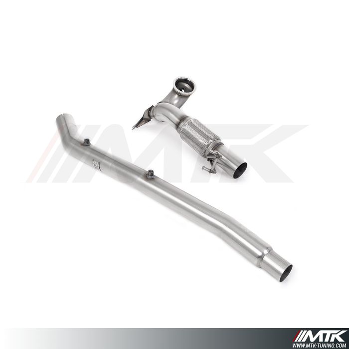 Downpipe decata + Bypass FAP Milltek VW T-Roc R 2.0TSI - Ligne OEM