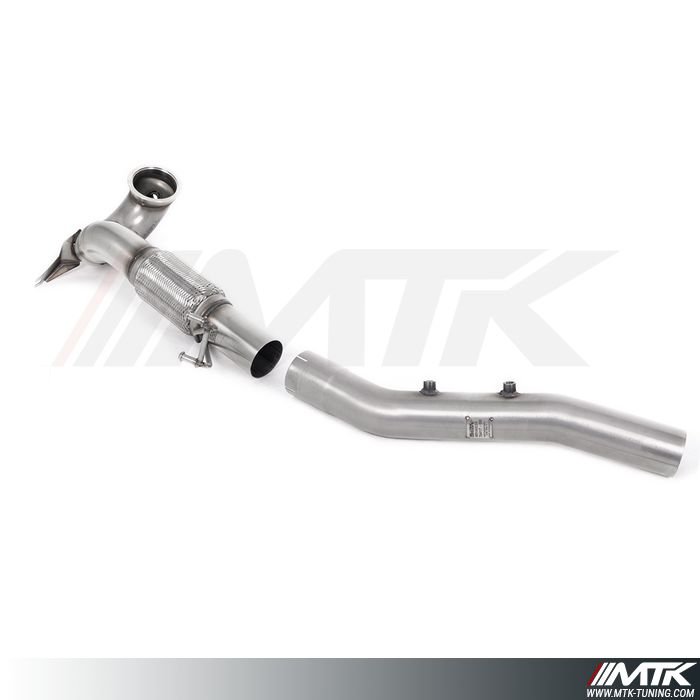 Downpipe decata + Bypass FAP Milltek VW Golf Mk8.5 GTI 2.0TSI - Ligne Milltek
