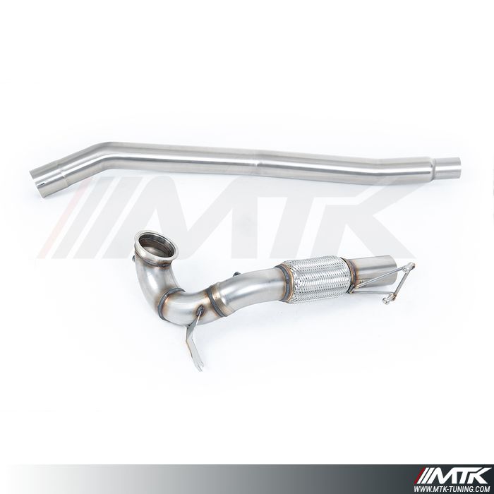 Downpipe decata Milltek VW Golf Mk7.5 R 2.0TSI