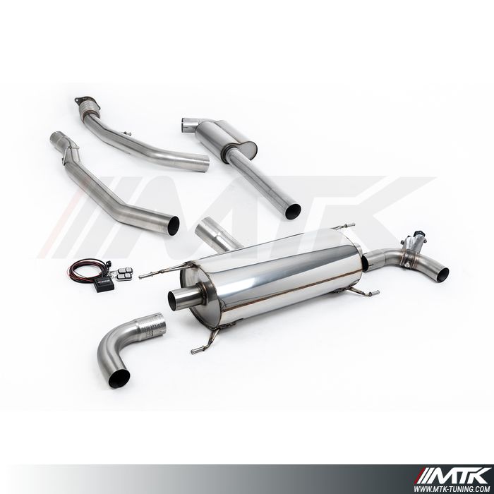 Catback Milltek Alfa Romeo Giulia Veloce - Avec Valves - Avec silencieux primaire