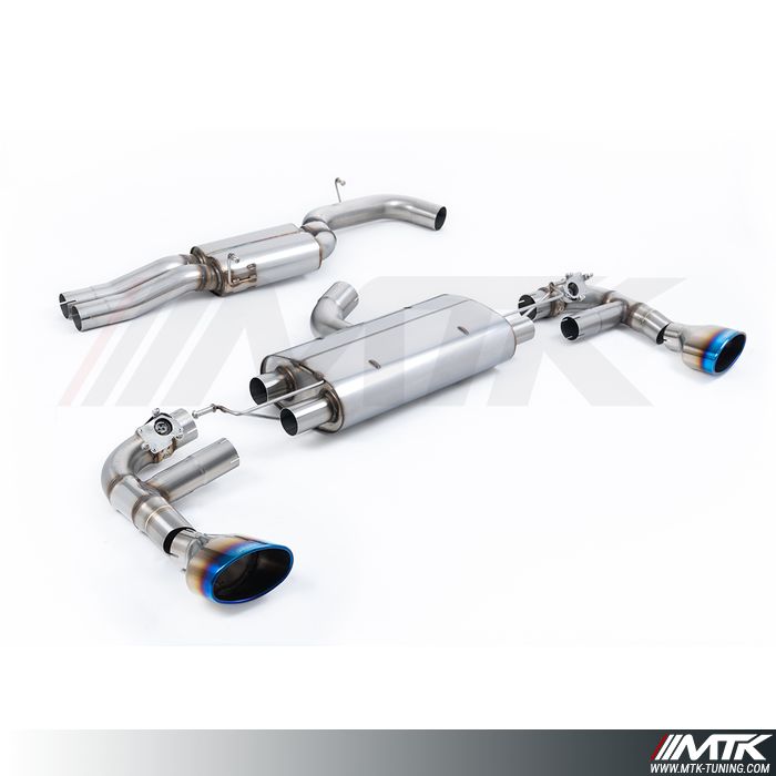 FAP Back Milltek Audi TT 8S RS - ECE Approved - Avec silencieux intermédiaire
