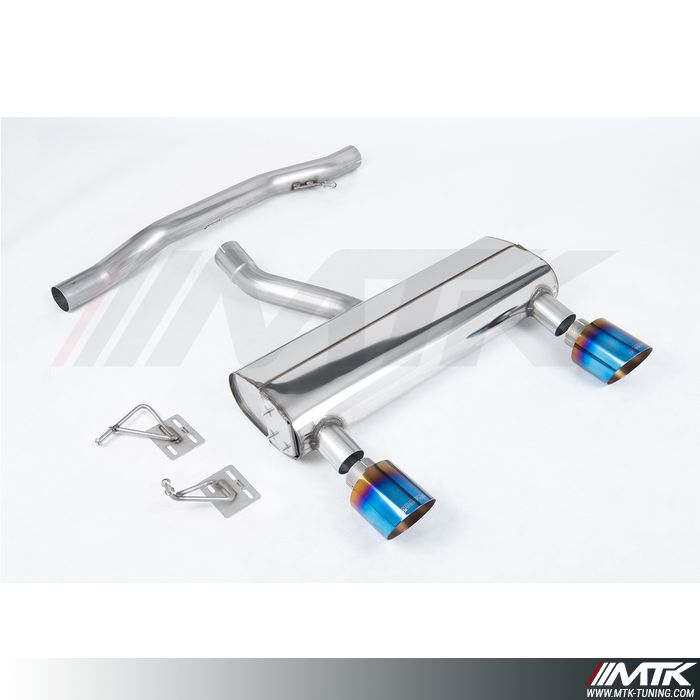 Catback Milltek Audi TT 8N - Sans silencieux intermédiaire