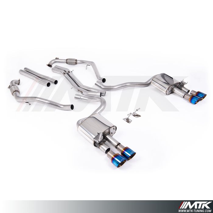 Catback Milltek Audi S5 F5 - Sans silencieux primaire