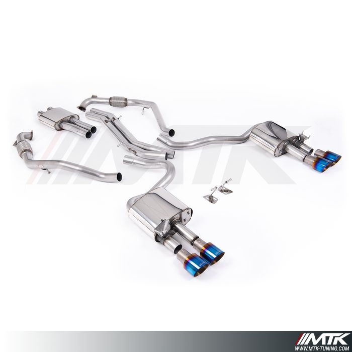 Catback Milltek Audi S5 F5 - Avec silencieux primaire