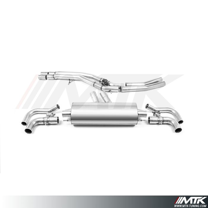 Catback Milltek Audi RSQ8 - ECE Approved - Après silencieux primaires origine