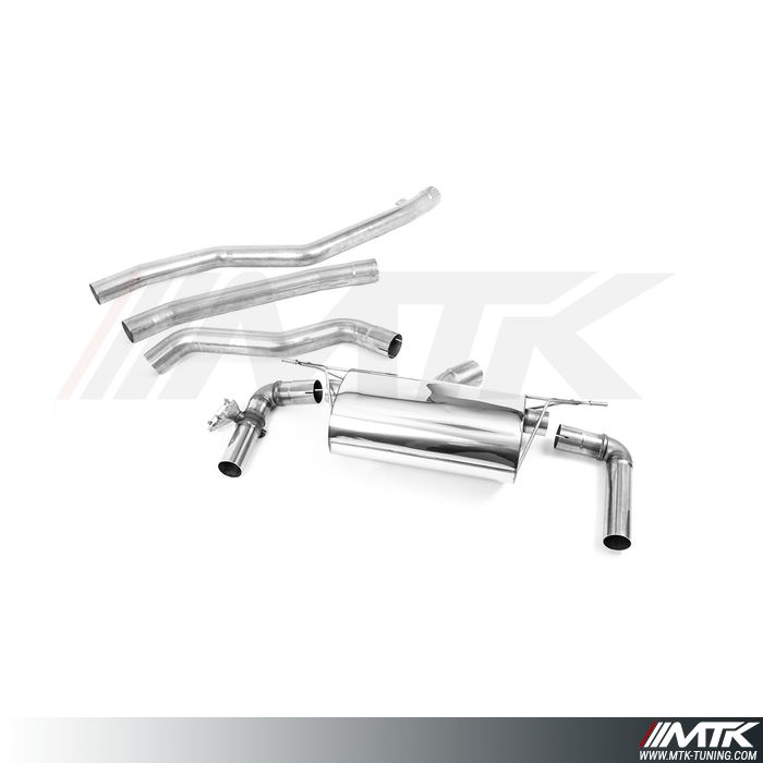 Catback Milltek BMW Serie 3 F31 M340i - Sans silencieux intermédiaire