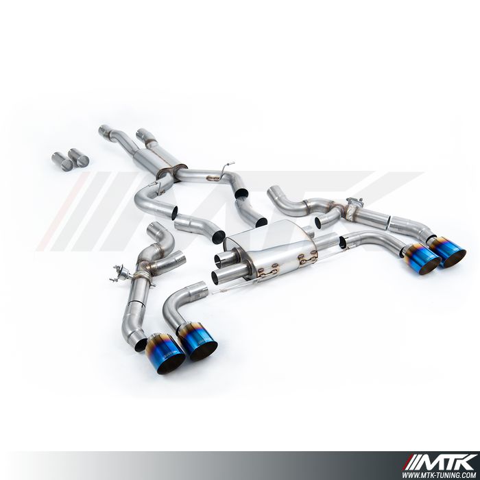 FAP Back Milltek BMW X3 G01 X3M - Avec silencieux intermédiaire