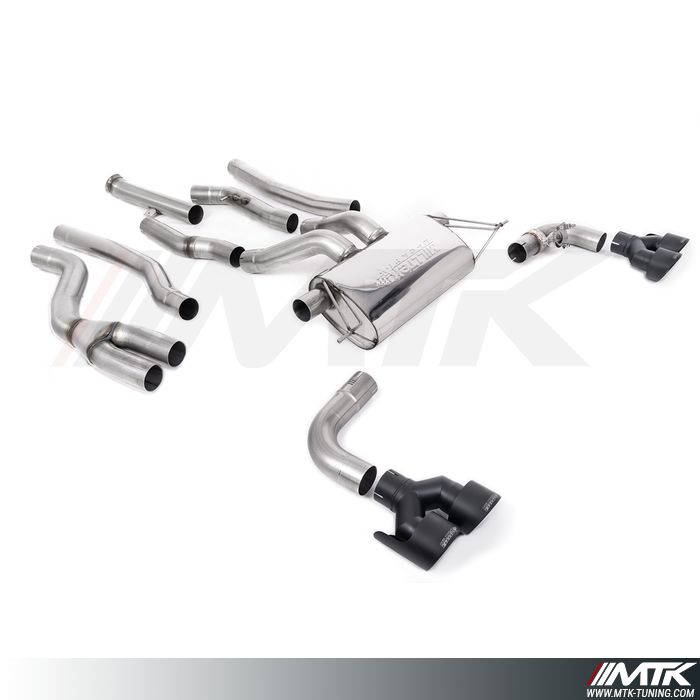 Catback Milltek BMW Serie 2 G42 M240i - Ligne avec suppresion du FAP sans silencieux intermédiaire