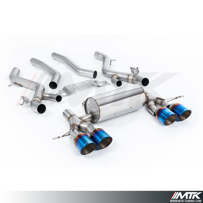 FAP Back Milltek BMW Serie 2 G87 M2 - Ligne après FAP - Sans silencieux intermédiaire