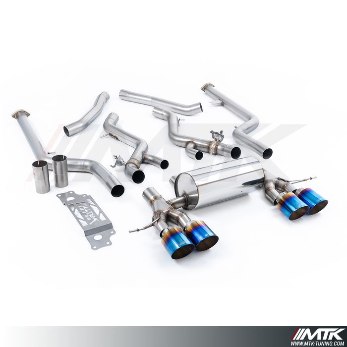 Catback Milltek BMW Serie 2 G87 M2 - Ligne avec suppresion du FAP sans silencieux intermédiaire