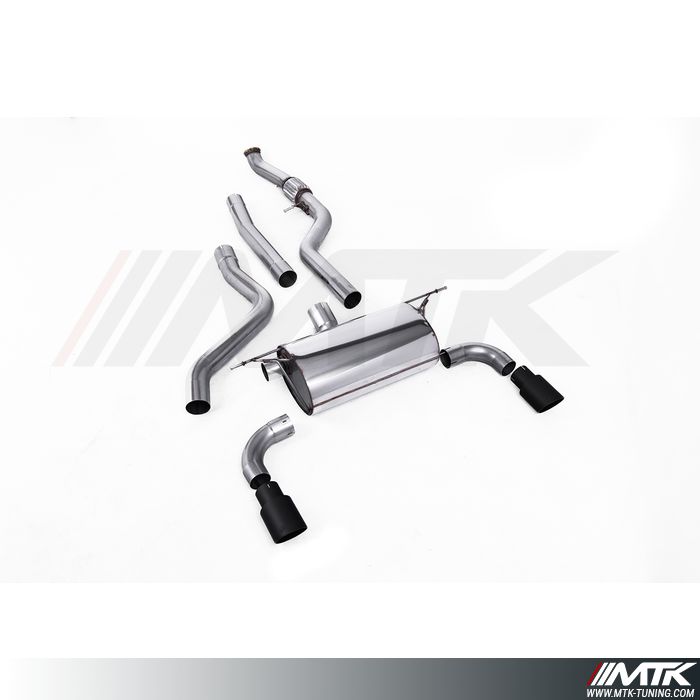 Catback Road Milltek BMW Serie 1 F20-F21 M135i - Sans silencieux intermédiaire avec silencieux Road