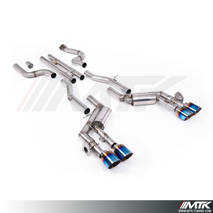 Catback Milltek Chevrolet Camaro MK6 SS - Ligne avec partie centrale en H