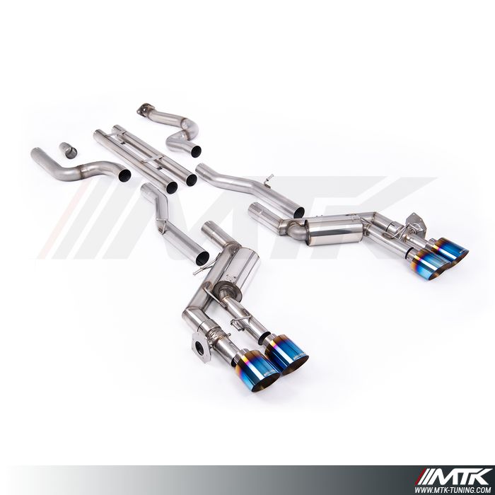 Catback Milltek Chevrolet Camaro MK6 SS - Ligne avec partie centrale droite