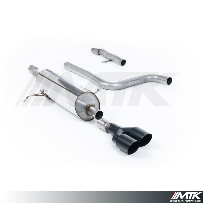 FAP Back Milltek Ford Fiesta MK8 - Sans silencieux primaire et avec silencieux arrière