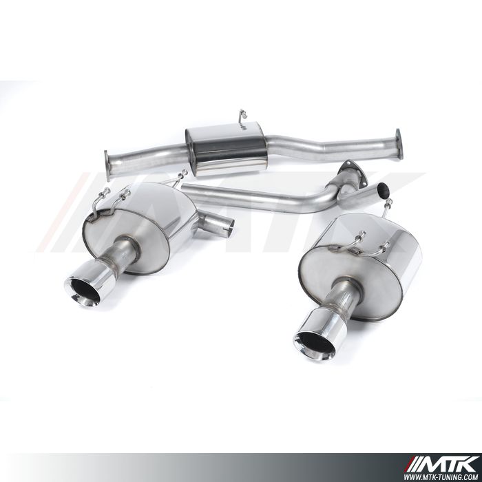 Catback Milltek Honda S2000 AP1 - Avec silencieux intermédiaire