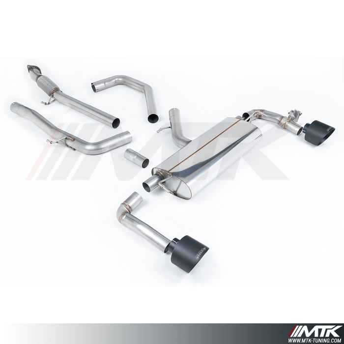 Catback Milltek Hyundai i30 N Performance - Ligne avec FAP bypass - Sans silencieux intermédiaire