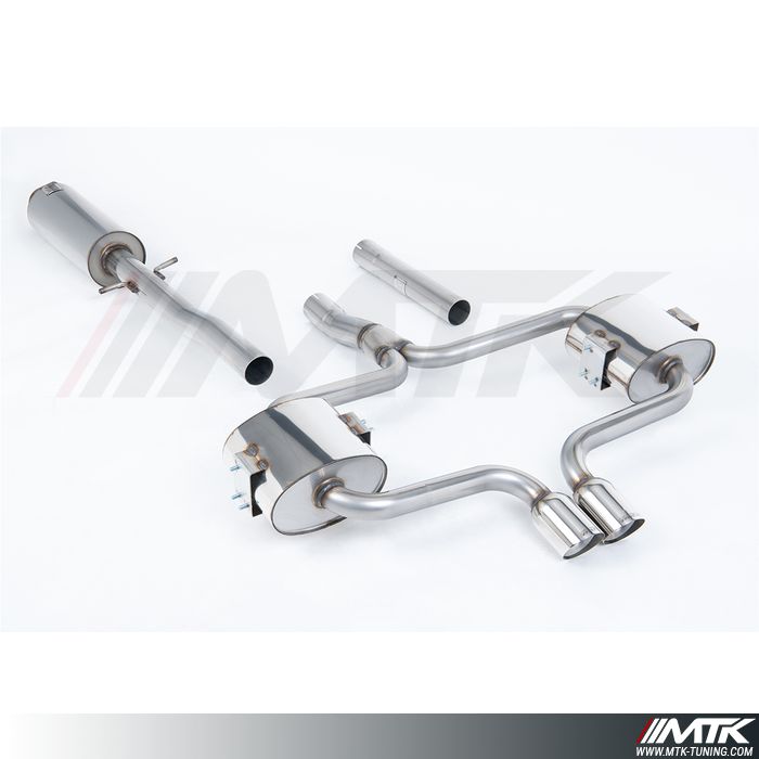 Catback Milltek Mini R52 Cooper S - Avec silencieux intermédiaire