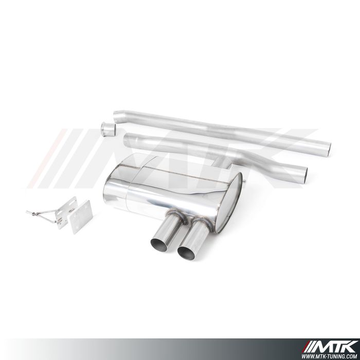 Catback Milltek Mini F56 Cooper S JCW et GP3 - Ligne avec FAP bypass - Sans silencieux primaire