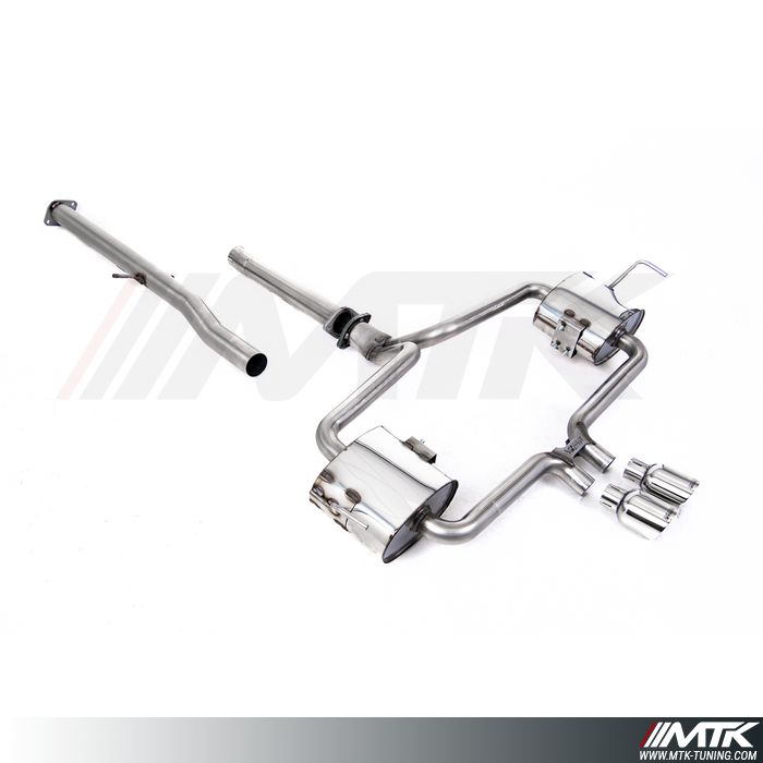 Catback Milltek Mini R53 Cooper S - Sans silencieux intermédiaire