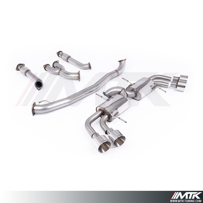 Catback Race Milltek Nissan GT-R R35 - Sans silencieux primaires - Sans silencieux intermédiaire