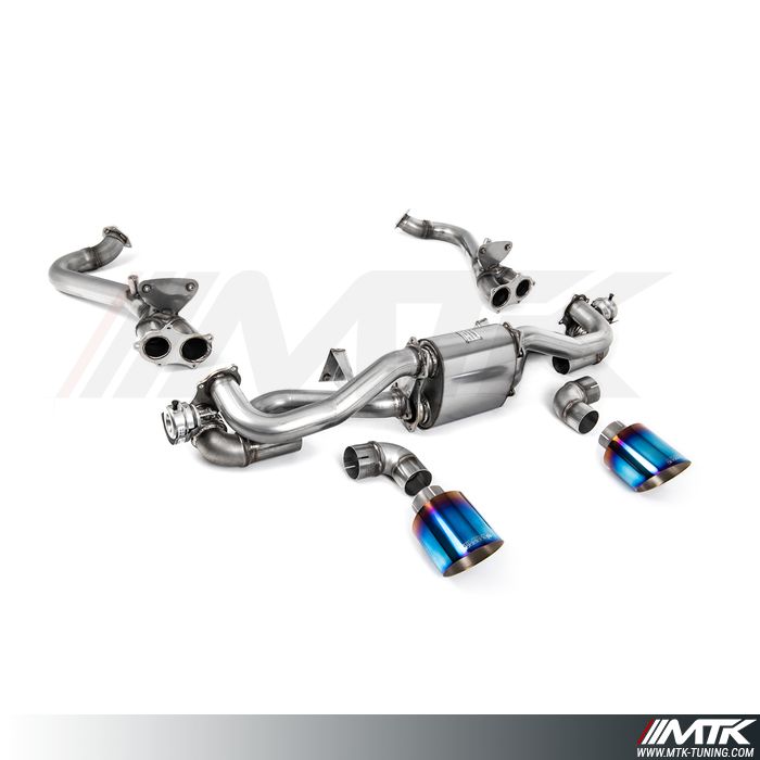 Catback Milltek Porsche Cayman 718 GTS - Ligne avec remplacement de FAP et silencieux arrière